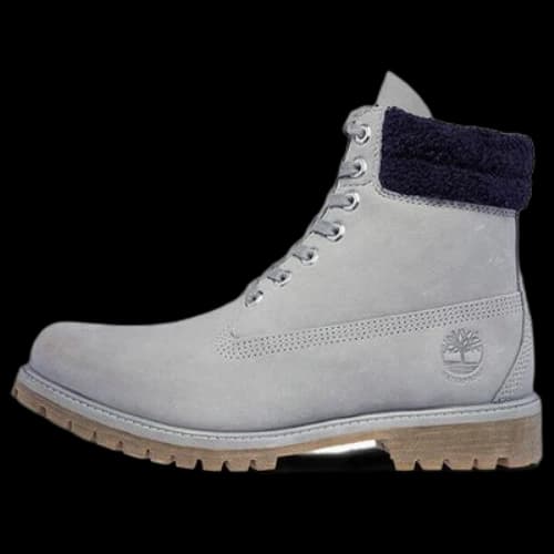 Timberland Waterproof 6 Inch Double Collar 'Grey Furry Blue'