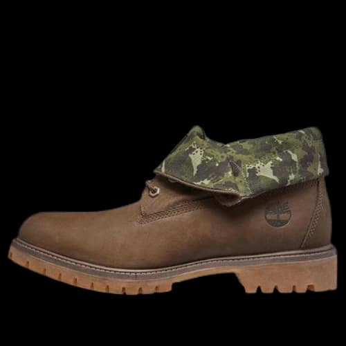 Timberland Roll Top Boots Basic 'Brown Green Camouflage'