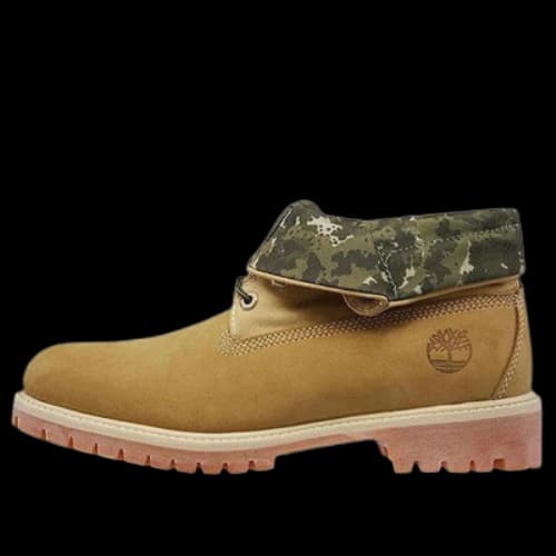 Timberland Roll Top Boots Basic 'Wheat Green Camouflage'