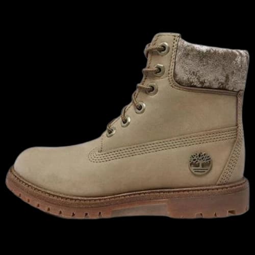 Timberland 6 Inch Premium Waterproof Boot 'Beige Nubuck Velvet' (Women's)