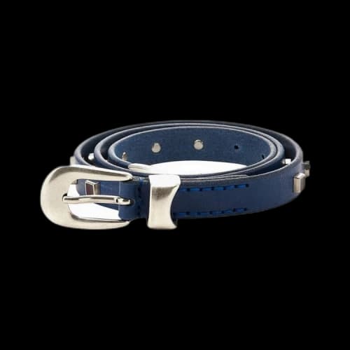 Our Legacy Calf Leather 2cm Gem Belt 'Blue'