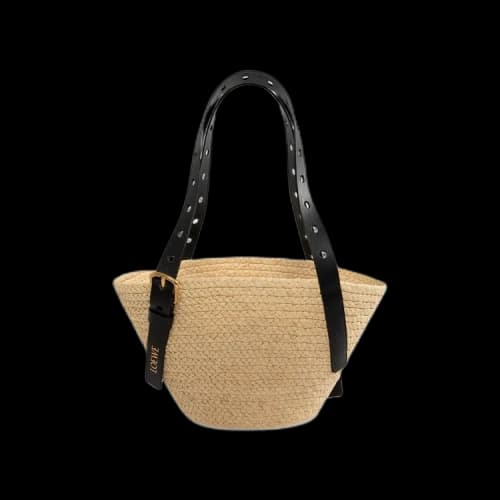 Loewe Small Punch Hole Basket Bag 'Natural'