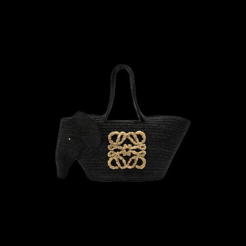 Loewe Elephant Basket Bag 'Black'
