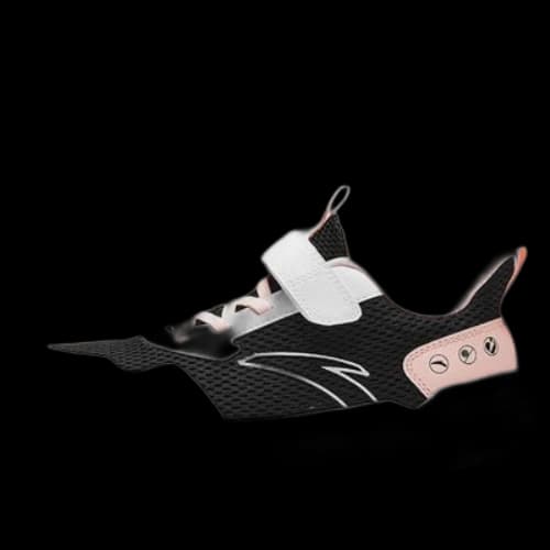 (GS) ANTA Running Series Sneakers 'Black White Pink'