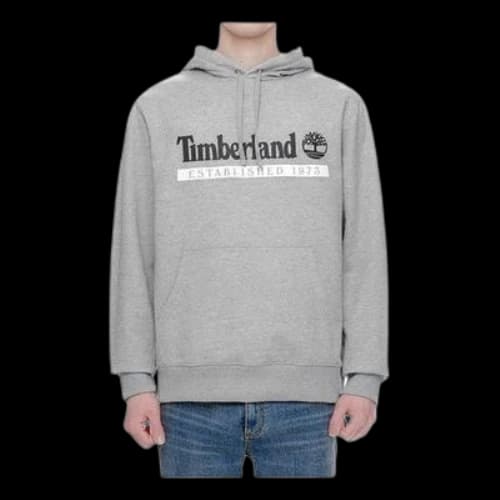 Timberland Logo Hoodie 'Grey'