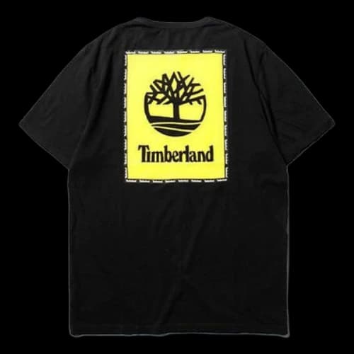 Timberland SS20 Logo Printing Short Sleeve Black