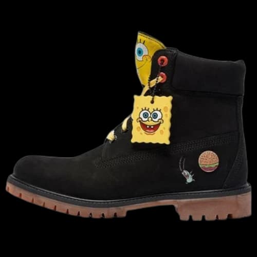 SpongeBob SquarePants X Timberland 6-Inch Waterproof Boots 'Black'