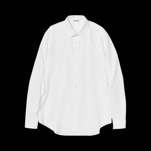 Auralee Washed Finx Twill Shirt 'White'