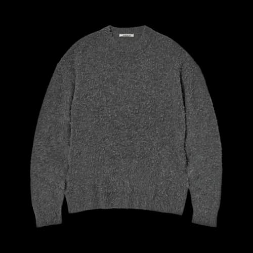 Auralee Brushed Wool Knit 'Grey'