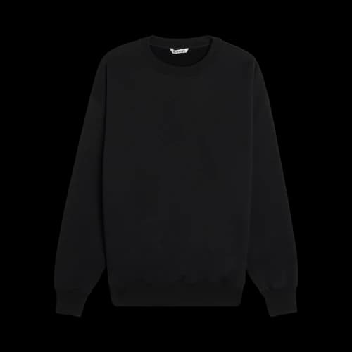Auralee Smooth Soft Sweatshirt 'Black'