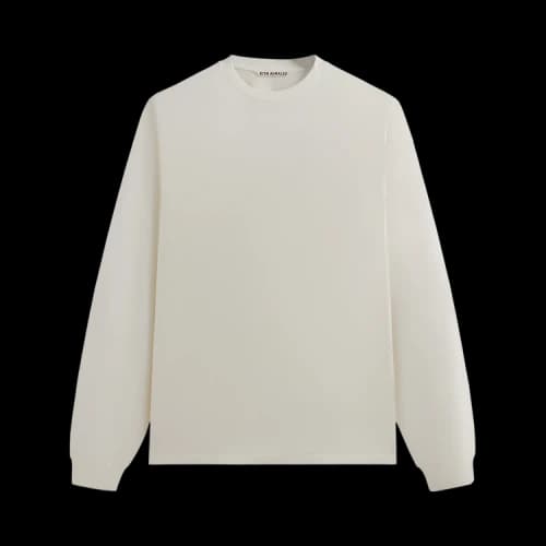 Kith 101 x Auralee Luster Plaiting Long Sleeve Tee Tofu
