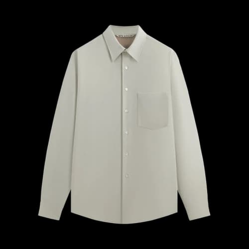 Kith 101 x Auralee Super Light Wool Shirt Mercury