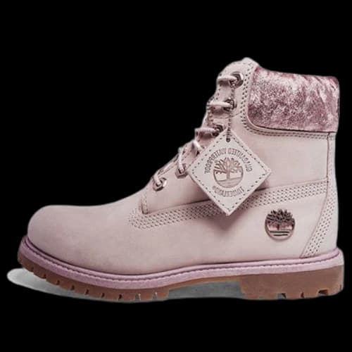 Timberland Premium 6 Inch Waterproof Lt 'Pink Nubuck Velvet' (Women's)