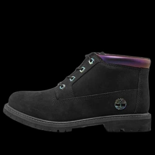 Timberland Nellie 6-Inch Iridescent Waterproof Chukka Boots 'Black Nubuck' (Women's)