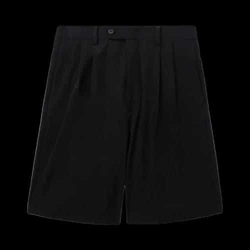 Auralee Light Wool Max Gabardine Shorts 'Black'