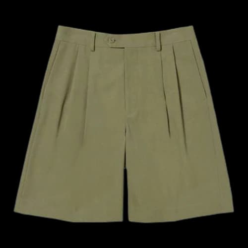 Auralee Light Wool Max Gabardine Shorts 'Khaki'