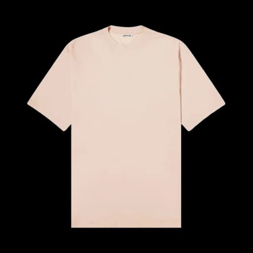 Auralee Super Soft Wool Jersey Tee 'Light Pink'