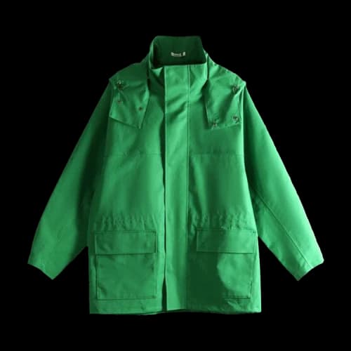 Auralee High-Density Bonded Cotton Gabardine Blouson Jacket 'Green'