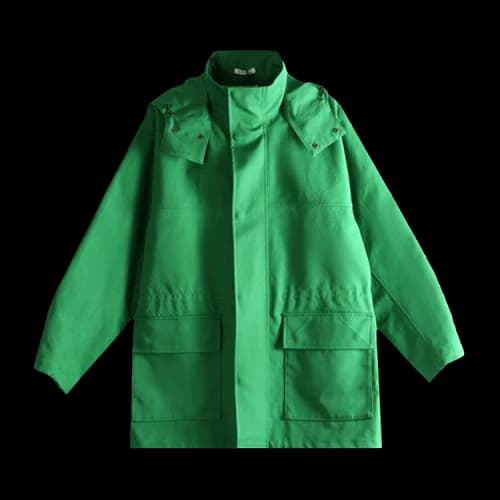 Auralee High-Density Bonded Cotton Gabardine Blouson Jacket 'Green'