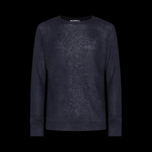 Auralee Baby Suri Alpaca Sheer Knit Pullover 'Navy'