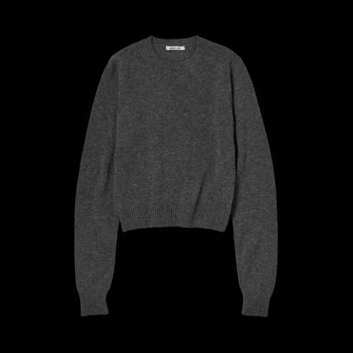 Auralee Light Cashmere Knitwear 'Charcoal'