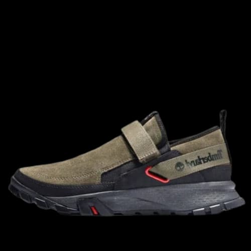 Timberland Mills Falls Slip-On Leather Shoes 'Olive Green Suede'