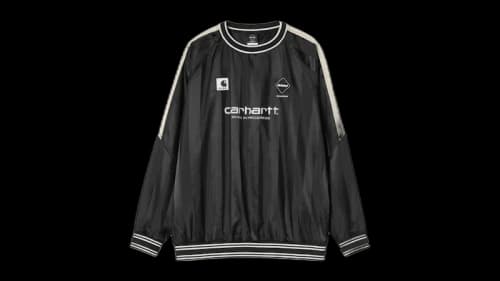 Carhartt WIP x F.C.R.B Warm Up Piste L/S T-shirt Black