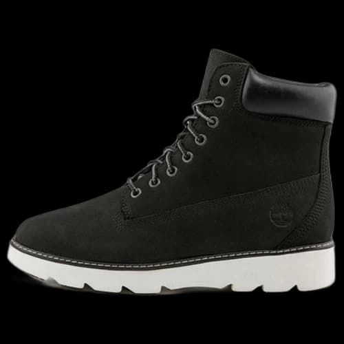 Timberland Keely Field 6 inch Wide-Fit Hiking Boots 'Black Nubuck' (Women's)