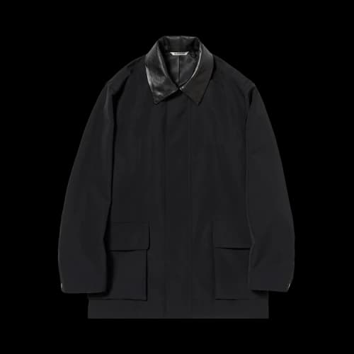 Auralee Wool Max Canvas Blouson 'Black'
