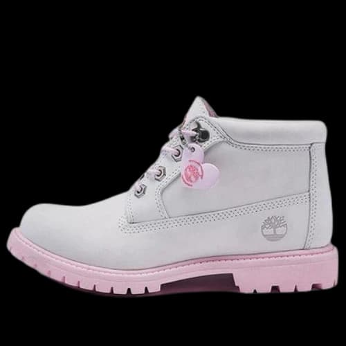 Timberland Womens Nellie Chukka Double Waterproof Boot 'Grey Pink' (Women's)