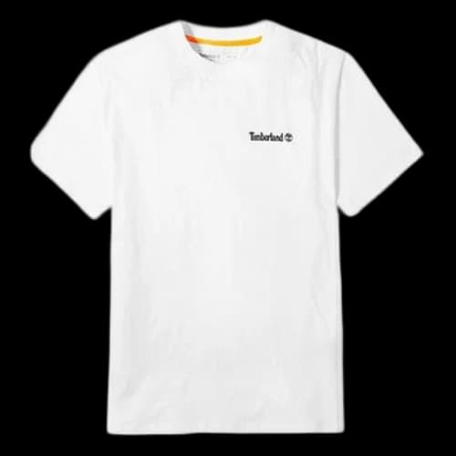 Timberland SS20 Round Neck Printing Short Sleeve White