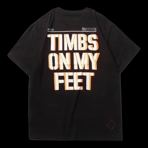 Timberland SS20 Slogan Printing Short Sleeve Black