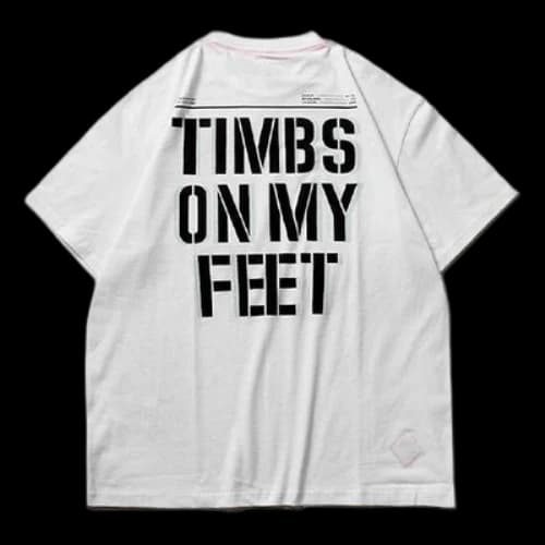 Timberland SS20 Slogan Printing Short Sleeve White