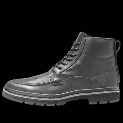 Timberland Port Union Moc Toe Waterproof Leather Boot 'Black'