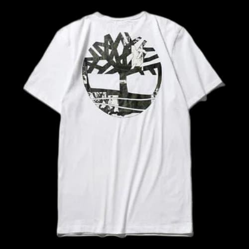 Timberland Unisex SS20 Logo Printing White