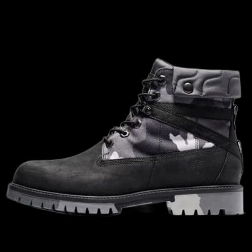 Timberland Heritage EK+ 6 Inch Waterproof Wide-Fit Boot 'Grey Camouflage'