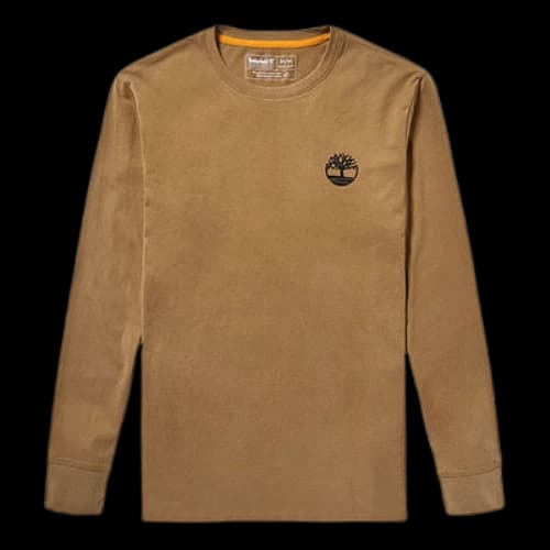 Timberland Casual Printing Round Neck Long Sleeves