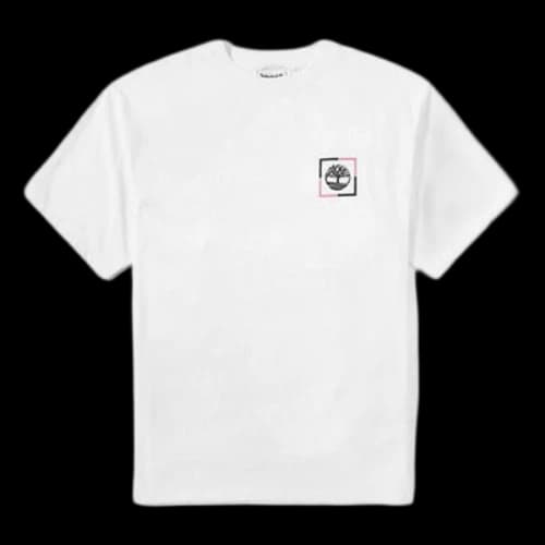Timberland SS20 Printing Round Neck Short Sleeve White