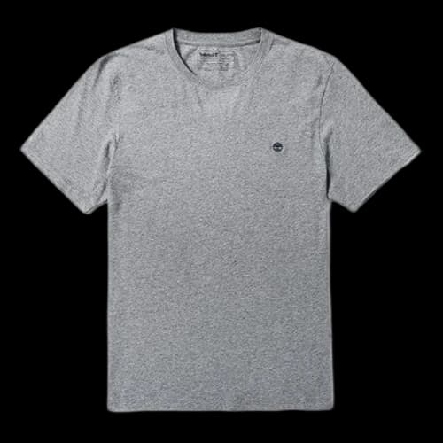 Timberland Embroidered Logo Short Sleeve Gray