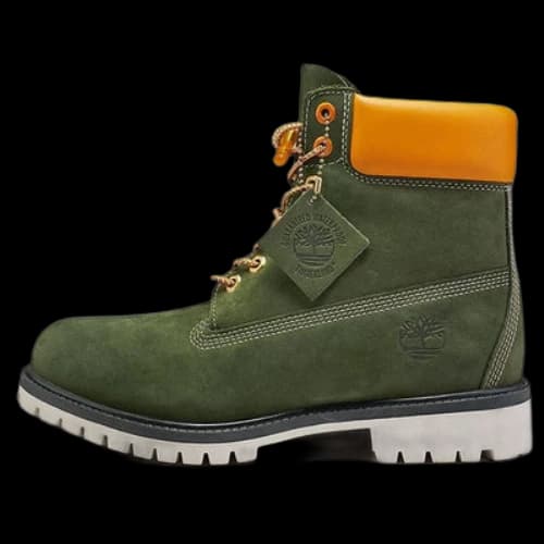 Timberland 6 Inch Premium Waterproof Boot 'Olive Green Orange'