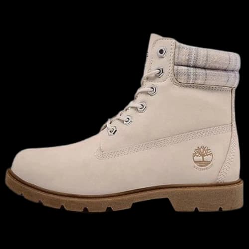 Timberland Lindon Woods 6 Inch Waterproof Boot 'Beige Nubuck and Printed Collar' (Women's)
