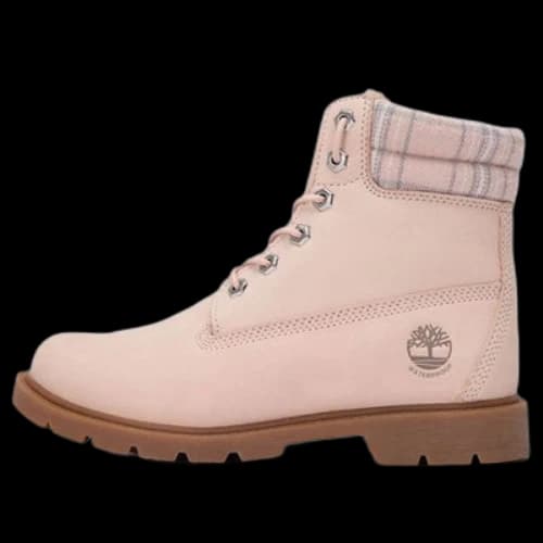 Timberland Lindon Woods 6 Inch Waterproof Boot 'Pink Nubuck and Printed Collar' (Women's)