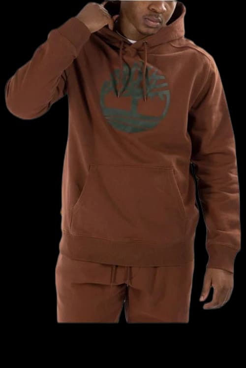 Timberland Tree Logo Hoodie 'Brown'