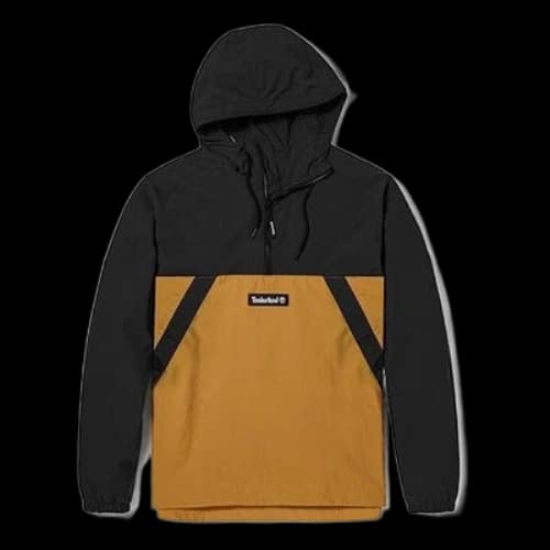 Timberland Pullover Windbreaker Jacket 'Black Brown'