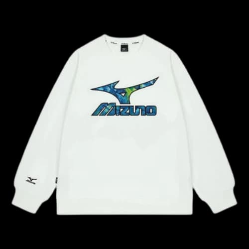 Mizuno Logo Casual Sweater 'White'