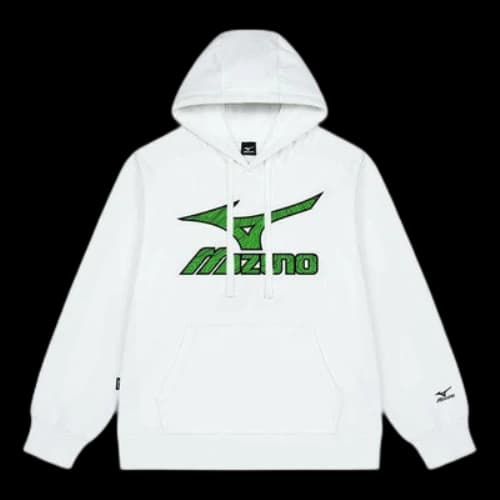 Mizuno Logo Casual Hoodie 'White'