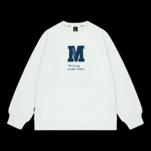 Mizuno Logo Casual Sweater 'White'