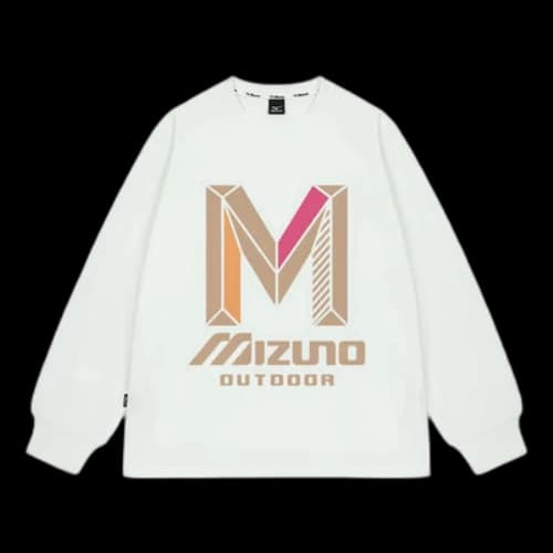 Mizuno Graphic Casual Long Sleeve T-shirt 'White'