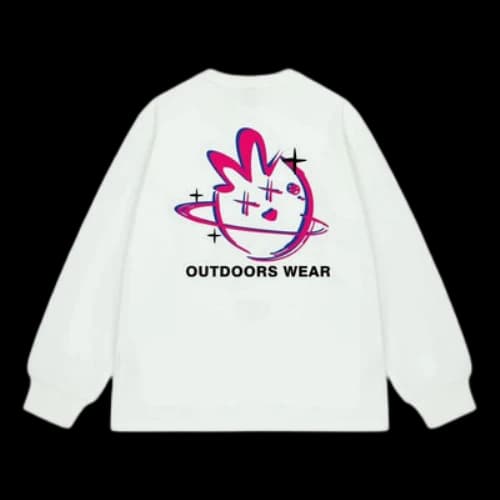 Mizuno Casual Graphic Long Sleeve T-shirt 'White'