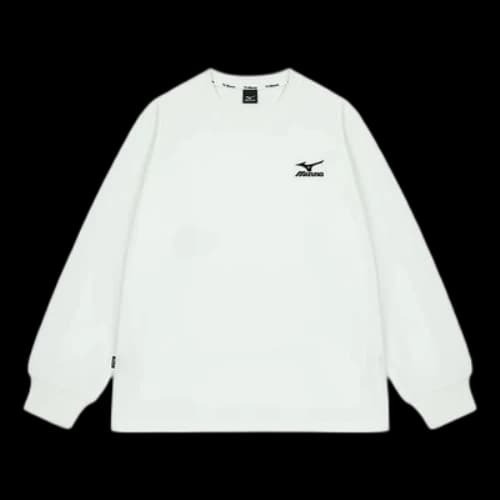 Mizuno Casual Logo Long Sleeve T-shirt 'White'